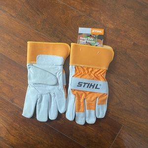 STIHL work gloves heavy duty NWT